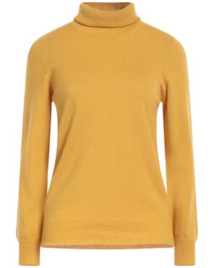 Kangra Rollkragenpullover - Gelb