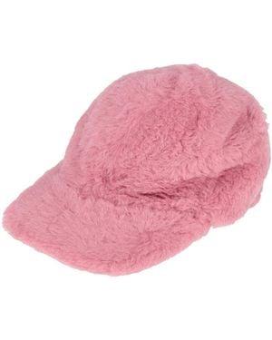 Max Mara Hat Alpaca Wool, Virgin Wool, Silk - Pink