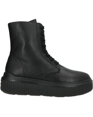 Janet & Janet Ankle Boots Leather - Black