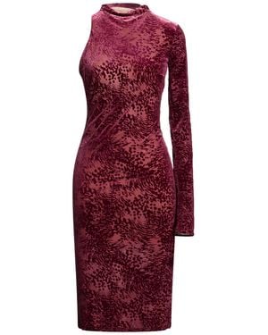 Patrizia Pepe Midi Dresses - Red