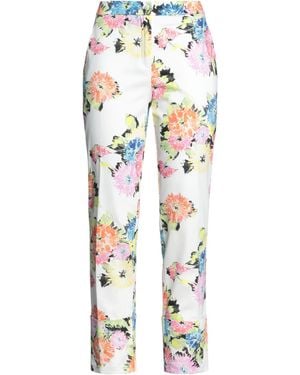 Blumarine Pants Cotton, Elastane - White