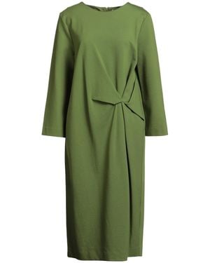 MEIMEIJ Midi Dress Viscose, Polyamide, Elastane - Green