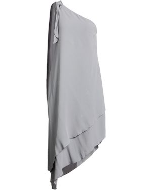Carla G Midi Dress Acetate, Silk - Grey