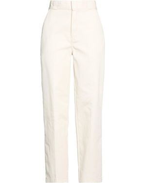 Dickies Cream Pants Polyester, Cotton - White