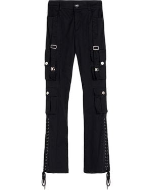 Dolce & Gabbana Pants Cotton, Elastane - Black