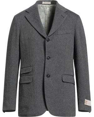 Massimo Alba Blazer Virgin Wool, Linen - Grey