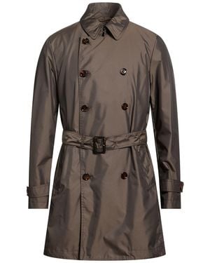 Moorer Overcoat & Trench Coat Polyester - Brown