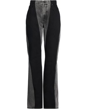Mugler Jeans Cotton - Black