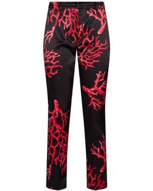 Gai Mattiolo Pants Polyester, Elastane - Red