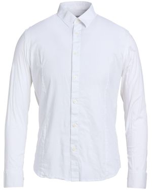 Daniele Alessandrini Shirt Cotton, Elastane - White