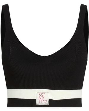 Kontatto Top Viscose, Polyester - Black