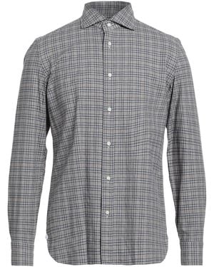 Luigi Borrelli Napoli Shirt Cotton - Grey