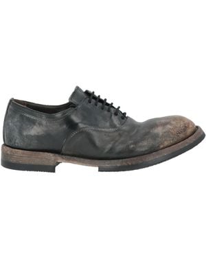 shotof Lace-Up Shoes Leather - Grey