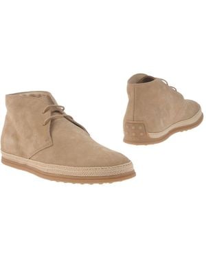Tod's Ankle Boots Leather - Natural