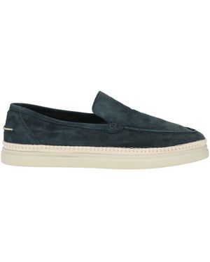 Fabiano Ricci Midnight Loafers Leather - Blue