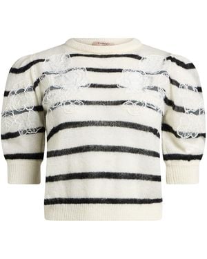 Twinset Pullover - Blanc