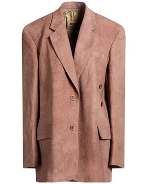 Uma Wang Blazer Linen, Cotton - Brown