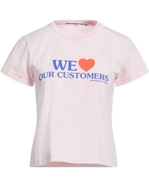 Alexander Wang T-Shirt Cotton - Pink