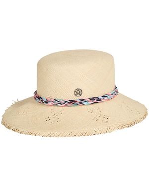 Maison Michel Hat Natural Raffia