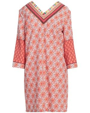 LANACAPRINA Mini Dress Polyester, Elastane - Pink