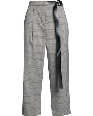 Manila Grace Trousers Polyester, Viscose, Elastane - Grey
