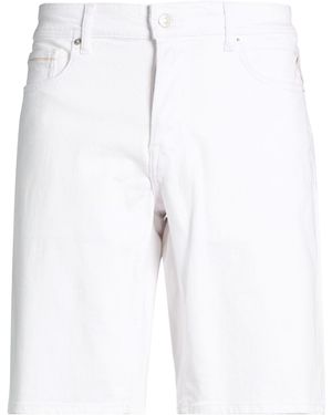 Replay Denim Shorts Cotton, Elastane - White