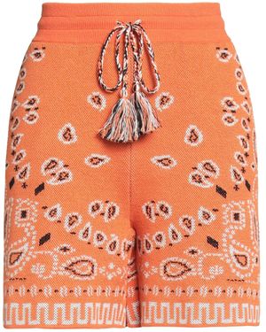 Alanui Shorts & Bermuda Shorts Cotton, Polyamide - Orange
