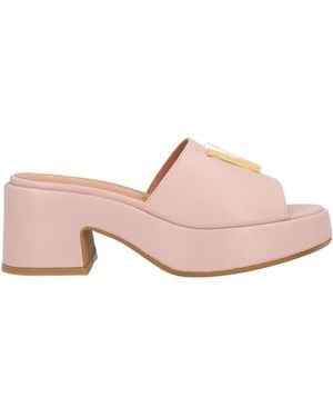 Via Roma 15 Sandals Leather - Pink