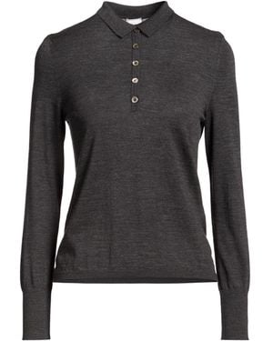 Eleventy Charcoal Sweater Wool - Black
