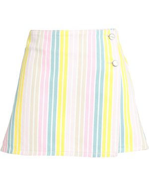 Ganni Denim Skirt - White
