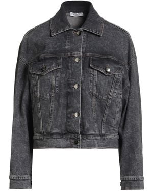 Peserico Denim Outerwear - Black