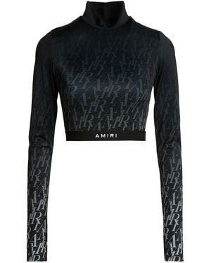 Amiri Top Polyester, Elastane - Black