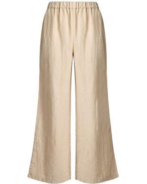 120% Lino Trousers Linen - Natural
