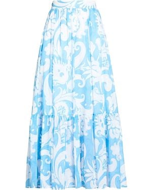 Etro Maxi Skirt Cotton - Blue