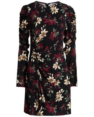 Mar De Margaritas Mini Dress Viscose - Black