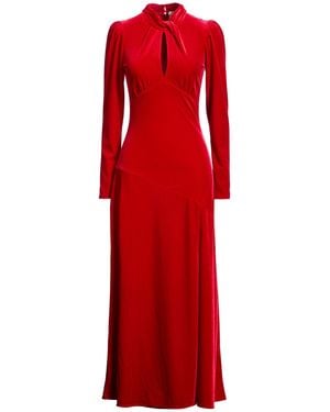 Ganni Vestido Largo - Rojo