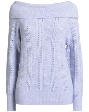 Silvian Heach Lilac Sweater Acrylic, Polyester, Lurex, Elastane - Blue