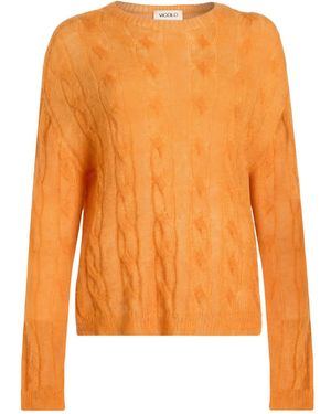 ViCOLO Sweater Mohair Wool, Polyamide, Wool - Orange