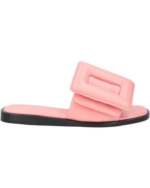 サンダル・ミュール BOYY Orange Leather Puffy Slippers Boyy Puffy Sandals | Orange | FARFETCH BN