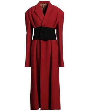 Quira Coat Ramie, Virgin Wool, Cotton - Red