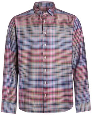Etro Shirt Cotton - Purple