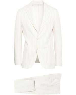 Eleventy 33048879Tm Suit Linen, Wool, Silk - White