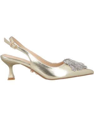 Twenty Four Haitch Court Shoes - Metallic