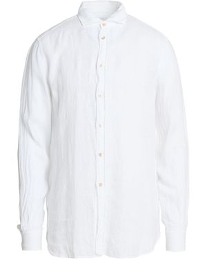 Boglioli Shirt Linen - White