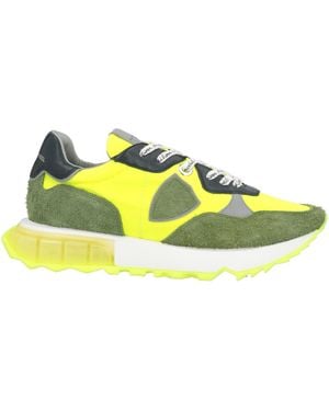 Philippe Model Lime Sneakers Leather, Textile Fibers - Yellow
