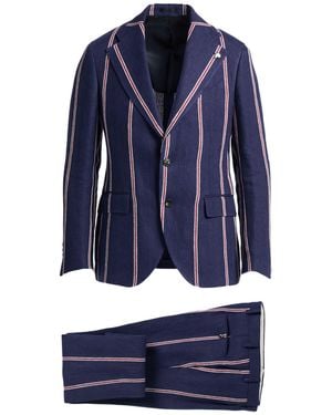 Gabriele Pasini Suit Linen - Blue