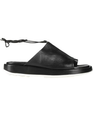 Malloni Toe Post Sandals - Black