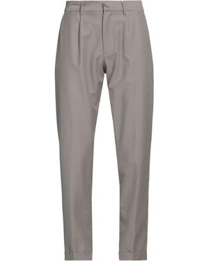 Cruna Khaki Pants Virgin Wool, Cotton, Polyamide, Elastane - Gray