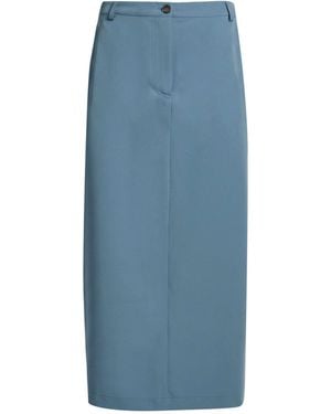 Colmar Light Midi Skirt Polyester, Viscose, Elastane - Blue