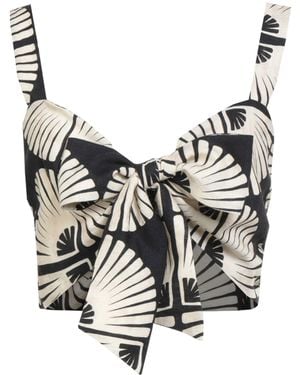 ViCOLO Top Viscose, Linen - White